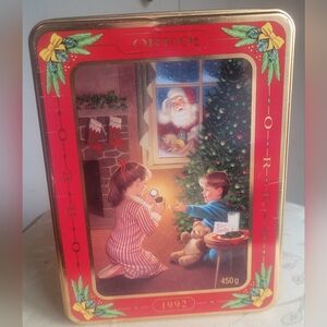 Vintage Oreo Christmas Tin 1992